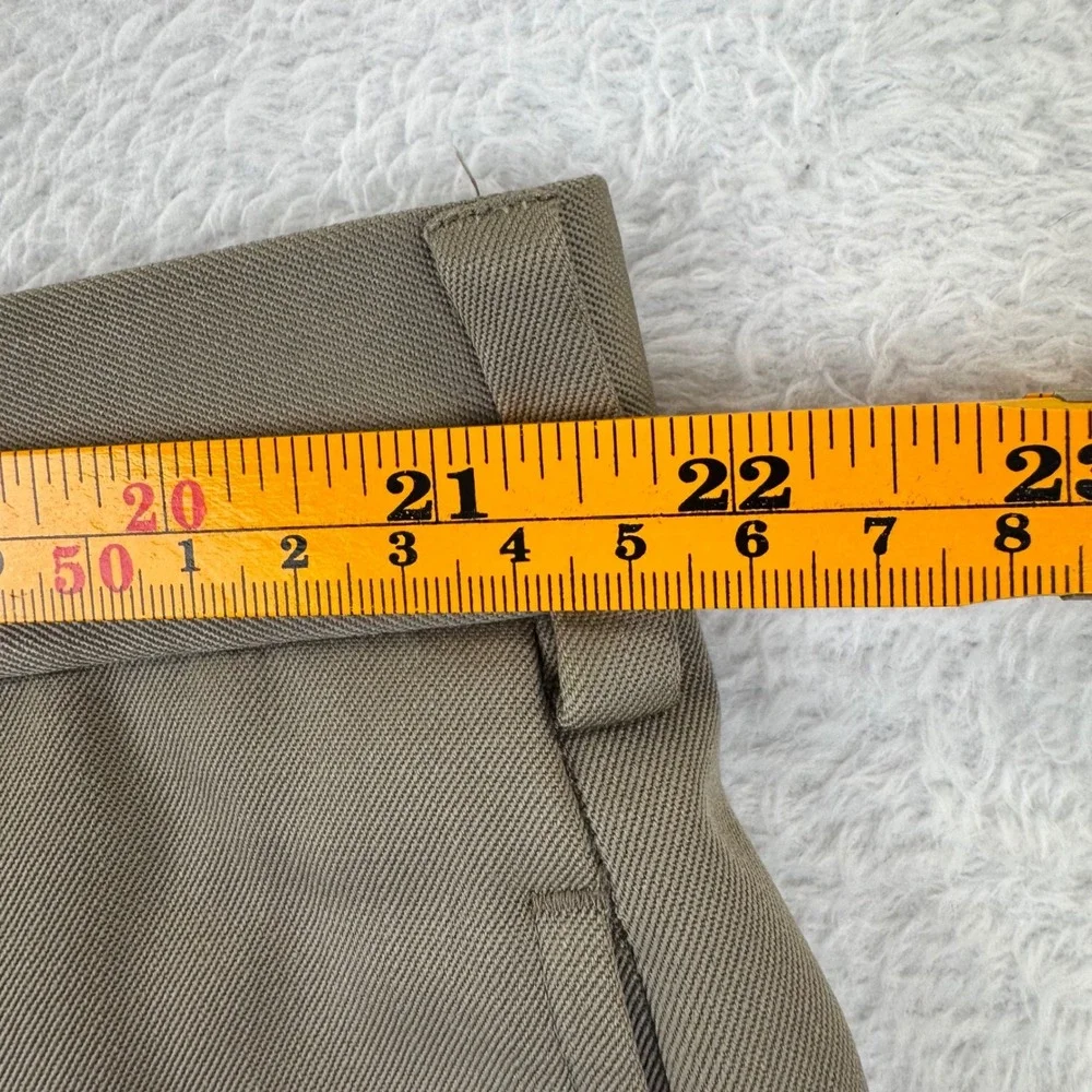 Brooks Brothers Madison Men Dress Pant Trouser 42x32 Altered 30 Taupe Brown Wool